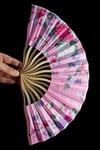JaponyaDünyadan HediyelerDNY-HD100755Keskin Hediyelik Eşya Ve TekstilJapon Bambu Kumaş Yelpaze Çanta Boy Stant Hediyeli No.73