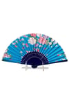 JaponyaDünyadan HediyelerDNY-HD100766Keskin Hediyelik Eşya Ve TekstilJapon Bambu Kumaş Yelpaze Çanta Boy Stant Hediyeli No.84