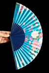 JaponyaDünyadan HediyelerDNY-HD100766Keskin Hediyelik Eşya Ve TekstilJapon Bambu Kumaş Yelpaze Çanta Boy Stant Hediyeli No.84