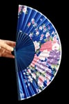 JaponyaDünyadan HediyelerDNY-HD100768Keskin Hediyelik Eşya Ve TekstilJapon Bambu Kumaş Yelpaze Çanta Boy Stant Hediyeli No.86