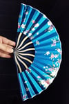 JaponyaDünyadan HediyelerDNY-HD100776Keskin Hediyelik Eşya Ve TekstilJapon Bambu Kumaş Yelpaze Çanta Boy Stant Hediyeli No.94