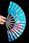 JaponyaDünyadan HediyelerDNY-HD100780Keskin Hediyelik Eşya Ve TekstilJapon Bambu Kumaş Yelpaze Çanta Boy Stant Hediyeli No.98