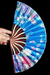 JaponyaDünyadan HediyelerDNY-HD100794Keskin Hediyelik Eşya Ve TekstilJapon Bambu Kumaş Yelpaze Çanta Boy Stant Hediyeli No.112