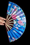 JaponyaDünyadan HediyelerDNY-HD100800Keskin Hediyelik Eşya Ve TekstilJapon Bambu Kumaş Yelpaze Çanta Boy Stant Hediyeli No.118