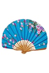 JaponyaDünyadan HediyelerDNY-HD100810Keskin Hediyelik Eşya Ve TekstilJapon Bambu Kumaş Yelpaze Çanta Boy Stant Hediyeli No.128