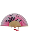 JaponyaDünyadan HediyelerDNY-HD100816Keskin Hediyelik Eşya Ve TekstilJapon Bambu Kumaş Yelpaze Çanta Boy Stant Hediyeli No.134