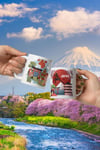 JaponyaDünyadan HediyelerDNY-HDMUGB21Keskin Hediyelik Eşya Ve TekstilJaponya Kupa Bardak 2 Adet Seyahat Hatıra Japan Mug