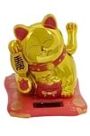 JaponyaDünyadan HediyelerDNY-HDOANRMZN01Keskin Hediyelik Eşya Ve TekstilManeki Neko El Sallayan Şans Kedisi Gold Solar Güneş Enerjili 7.5 cm