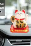 JaponyaDünyadan HediyelerDNY-HDOANRMZN04Keskin Hediyelik Eşya Ve TekstilManeki Neko El Sallayan Şans Kedisi Beyaz Solar Güneş Enerjili 10.5 cm