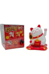 JaponyaDünyadan HediyelerDNY-HDOANRMZN02Keskin Hediyelik Eşya Ve TekstilManeki Neko El Sallayan Şans Kedisi Beyaz Solar Güneş Enerjili 7.5 cm