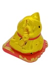 JaponyaDünyadan HediyelerDNY-HDOANRMZN03Keskin Hediyelik Eşya Ve TekstilManeki Neko El Sallayan Şans Kedisi Gold Solar Güneş Enerjili 10.5 cm