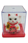 JaponyaDünyadan HediyelerDNY-HDY4526S1BYZ01Keskin Hediyelik Eşya Ve TekstilManeki Neko El Sallayan Mini Şans Kedisi Beyaz Solar Güneş Enerjili 5x5cm S1BYZ01