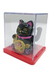 JaponyaDünyadan HediyelerDNY-HDY4526S2SYH02Keskin Hediyelik Eşya Ve TekstilManeki Neko El Sallayan Mini Şans Kedisi Siyah Solar Güneş Enerjili 5x5cm S2SYH02