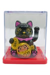 JaponyaDünyadan HediyelerDNY-HDY4526S2SYH02Keskin Hediyelik Eşya Ve TekstilManeki Neko El Sallayan Mini Şans Kedisi Siyah Solar Güneş Enerjili 5x5cm S2SYH02