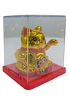 JaponyaDünyadan HediyelerDNY-HDY4526S3GLD03Keskin Hediyelik Eşya Ve TekstilManeki Neko El Sallayan Mini Şans Kedisi Gold Solar Güneş Enerjili 5x5cm S3GLD03