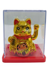 JaponyaDünyadan HediyelerDNY-HDY4526S3GLD03Keskin Hediyelik Eşya Ve TekstilManeki Neko El Sallayan Mini Şans Kedisi Gold Solar Güneş Enerjili 5x5cm S3GLD03