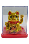 JaponyaDünyadan HediyelerDNY-HDY4526S3GLD03Keskin Hediyelik Eşya Ve TekstilManeki Neko El Sallayan Mini Şans Kedisi Gold Solar Güneş Enerjili 5x5cm S3GLD03