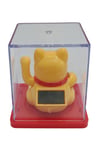 JaponyaDünyadan HediyelerDNY-HDY4526S4KRM04Keskin Hediyelik Eşya Ve TekstilManeki Neko El Sallayan Mini Şans Kedisi Krem Solar Güneş Enerjili 5x5cm S4KRM04