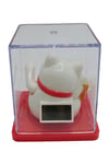 JaponyaDünyadan HediyelerDNY-HDY4527Y5BYZ05Keskin Hediyelik Eşya Ve TekstilManeki Neko El Sallayan Mini Şans Kedisi Beyaz Solar Güneş Enerjili 5x5cm Y5BYZ05