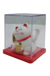 JaponyaDünyadan HediyelerDNY-HDY4527Y5BYZ05Keskin Hediyelik Eşya Ve TekstilManeki Neko El Sallayan Mini Şans Kedisi Beyaz Solar Güneş Enerjili 5x5cm Y5BYZ05