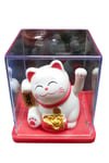 JaponyaDünyadan HediyelerDNY-HDY4527Y5BYZ05Keskin Hediyelik Eşya Ve TekstilManeki Neko El Sallayan Mini Şans Kedisi Beyaz Solar Güneş Enerjili 5x5cm Y5BYZ05