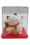 JaponyaDünyadan HediyelerDNY-HDY4527Y5BYZ05Keskin Hediyelik Eşya Ve TekstilManeki Neko El Sallayan Mini Şans Kedisi Beyaz Solar Güneş Enerjili 5x5cm Y5BYZ05