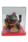 JaponyaDünyadan HediyelerDNY-HDY4527Y6SYH06Keskin Hediyelik Eşya Ve TekstilManeki Neko El Sallayan Mini Şans Kedisi Siyah Solar Güneş Enerjili 5x5cm Y6SYH06