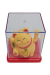 JaponyaDünyadan HediyelerDNY-HDY4527Y8KRM08Keskin Hediyelik Eşya Ve TekstilManeki Neko El Sallayan Mini Şans Kedisi Krem Solar Güneş Enerjili 5x5cm Y8KRM08