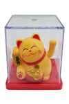 JaponyaDünyadan HediyelerDNY-HDY4527Y8KRM08Keskin Hediyelik Eşya Ve TekstilManeki Neko El Sallayan Mini Şans Kedisi Krem Solar Güneş Enerjili 5x5cm Y8KRM08