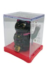JaponyaDünyadan HediyelerDNY-HDYDGNF10SYH10Keskin Hediyelik Eşya Ve TekstilManeki Neko El Sallayan Mini Şans Kedisi Siyah Solar Güneş Enerjili 5x5cm F10SYH10