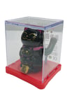 JaponyaDünyadan HediyelerDNY-HDYDGNF10SYH10Keskin Hediyelik Eşya Ve TekstilManeki Neko El Sallayan Mini Şans Kedisi Siyah Solar Güneş Enerjili 5x5cm F10SYH10