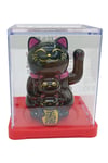 JaponyaDünyadan HediyelerDNY-HDYDGNF10SYH10Keskin Hediyelik Eşya Ve TekstilManeki Neko El Sallayan Mini Şans Kedisi Siyah Solar Güneş Enerjili 5x5cm F10SYH10
