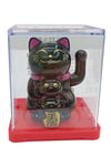 JaponyaDünyadan HediyelerDNY-HDYDGNF10SYH10Keskin Hediyelik Eşya Ve TekstilManeki Neko El Sallayan Mini Şans Kedisi Siyah Solar Güneş Enerjili 5x5cm F10SYH10
