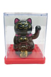 JaponyaDünyadan HediyelerDNY-HDYDGNF10SYH10Keskin Hediyelik Eşya Ve TekstilManeki Neko El Sallayan Mini Şans Kedisi Siyah Solar Güneş Enerjili 5x5cm F10SYH10
