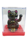 JaponyaDünyadan HediyelerDNY-HDYDGNF10SYH10Keskin Hediyelik Eşya Ve TekstilManeki Neko El Sallayan Mini Şans Kedisi Siyah Solar Güneş Enerjili 5x5cm F10SYH10