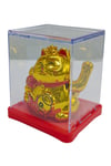 JaponyaDünyadan HediyelerDNY-HDYDGNF9GLD09Keskin Hediyelik Eşya Ve TekstilManeki Neko El Sallayan Mini Şans Kedisi Gold Solar Güneş Enerjili 5x5cm F9GLD09