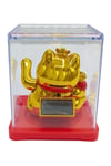 JaponyaDünyadan HediyelerDNY-HDYDGNF9GLD09Keskin Hediyelik Eşya Ve TekstilManeki Neko El Sallayan Mini Şans Kedisi Gold Solar Güneş Enerjili 5x5cm F9GLD09
