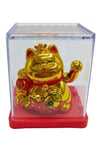 JaponyaDünyadan HediyelerDNY-HDYDGNF9GLD09Keskin Hediyelik Eşya Ve TekstilManeki Neko El Sallayan Mini Şans Kedisi Gold Solar Güneş Enerjili 5x5cm F9GLD09