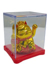 JaponyaDünyadan HediyelerDNY-HDYDGNF9GLD09Keskin Hediyelik Eşya Ve TekstilManeki Neko El Sallayan Mini Şans Kedisi Gold Solar Güneş Enerjili 5x5cm F9GLD09