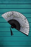JaponyaDünyadan HediyelerDNY-HDYJPNYLPZ02Keskin Hediyelik Eşya Ve TekstilJapon Bambu Kumaş Yelpaze Çanta Boy Stant Hediyeli No.136