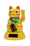 JaponyaDünyadan HediyelerDNY-HDYMANK110Keskin Hediyelik Eşya Ve TekstilManeki Neko Gold El Sallayan Şans Kedisi Büyük Solar Güneş Enerjili