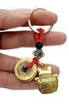 JaponyaDünyadan HediyelerDNY-HDYMNK5NEKOKeskin Hediyelik Eşya Ve Tekstil5 Adet Maneki Neko Metal Anahtarlık Feng Shui Şans ve Bereket Parası