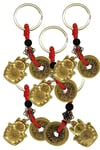 JaponyaDünyadan HediyelerDNY-HDYMNK5NEKOKeskin Hediyelik Eşya Ve Tekstil5 Adet Maneki Neko Metal Anahtarlık Feng Shui Şans ve Bereket Parası