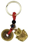 JaponyaDünyadan HediyelerDNY-HDYMNK5NEKOKeskin Hediyelik Eşya Ve Tekstil5 Adet Maneki Neko Metal Anahtarlık Feng Shui Şans ve Bereket Parası