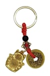 JaponyaDünyadan HediyelerDNY-HDYMNK5NEKOKeskin Hediyelik Eşya Ve Tekstil5 Adet Maneki Neko Metal Anahtarlık Feng Shui Şans ve Bereket Parası