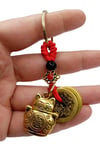 JaponyaDünyadan HediyelerDNY-HDYMNK5NEKOKeskin Hediyelik Eşya Ve Tekstil5 Adet Maneki Neko Metal Anahtarlık Feng Shui Şans ve Bereket Parası