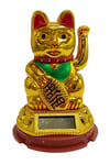 JaponyaDünyadan HediyelerDNY-HDYNEKO2931ALTKeskin Hediyelik Eşya Ve TekstilManeki Neko El Sallayan Şans Kedisi Gold Solar Güneş Enerjili 6x10cm NO7ALT