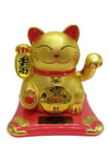 JaponyaDünyadan HediyelerDNY-HDYNEKO4524GLDKeskin Hediyelik Eşya Ve TekstilManeki Neko El Sallayan Şans Kedisi Gold Solar Güneş Enerjili 10x10cm NO5GLD