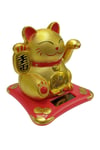 JaponyaDünyadan HediyelerDNY-HDYNEKO4524GLDKeskin Hediyelik Eşya Ve TekstilManeki Neko El Sallayan Şans Kedisi Gold Solar Güneş Enerjili 10x10cm NO5GLD