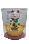 JaponyaDünyadan HediyelerDNY-HDYNEKO4522BYZKeskin Hediyelik Eşya Ve TekstilManeki Neko El Sallayan Şans Kedisi Beyaz Solar Güneş Enerjili 14x12cm NO3BYZ